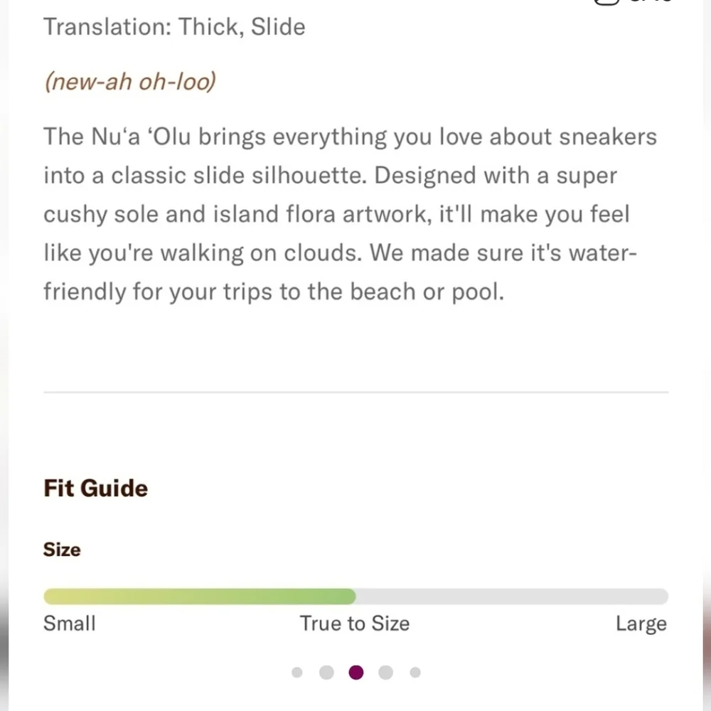 OluKai Nu'a 'Olu Slide Sandals - Size 9 - Picture 15 of 15